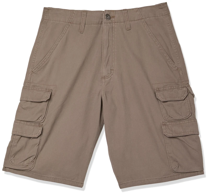 Wrangler Authentics Men's Premium Twill Cargo Short (Bennard), Forest Green Camo, 40 - Image 1