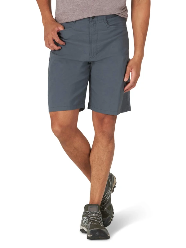 Wrangler Men's Performance Comfort Flex Cargo Short, Granite, 32