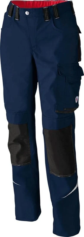 BP 1493-720-53 Work Trousers, Jeans Style With Multiple Pockets, 305,00 G/M², Reinforced Cotton, Dark Grey, Size 35/36S