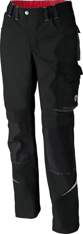 BP 1493-720-32 Work Trousers, Jeans Style With Multiple Pockets, 305,00 G/M², Reinforced Cotton, Black, Size 37/38S