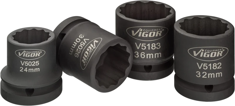 Vigor Vigor_V5024 3/4" Impact Socket Set