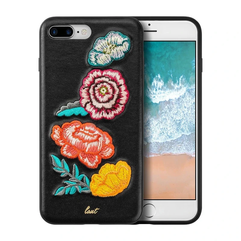 LAUT POP BOUQUET Mobile Phone Case 14 cm (5.5") Black – Mobile Phone Cases (Cover, Apple, iPhone 8 Plus, 14 cm (5.5"), Black) - Image 1