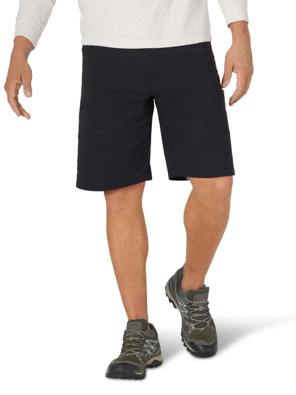 Wrangler Authentics Big & Tall Performance Comfort Flex Waist Cargo Short Black