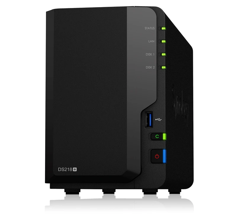 Synology DiskStation DS218+ NAS/storage server J3355 Ethernet LAN Compact Black