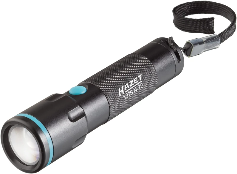 Hazet Torch (Light Output: up to 200 lumens, Light Range: up to 175 m, 3 watt LED, with Energy-Saving Mode) 1979N-72