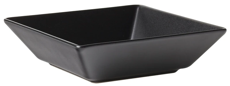 Utopia Noir, K10035-000000-B01012, Noir Square Black Bowl 6.75" (17cm) 26oz (74cl) (Box of 12)