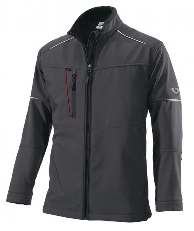 BP 1979-570-5632 Bib & Brace, Slim Silhouette, 250,00 G/M², Fabric Blend With Stretch, Anthracite/Black, Size 43/44N