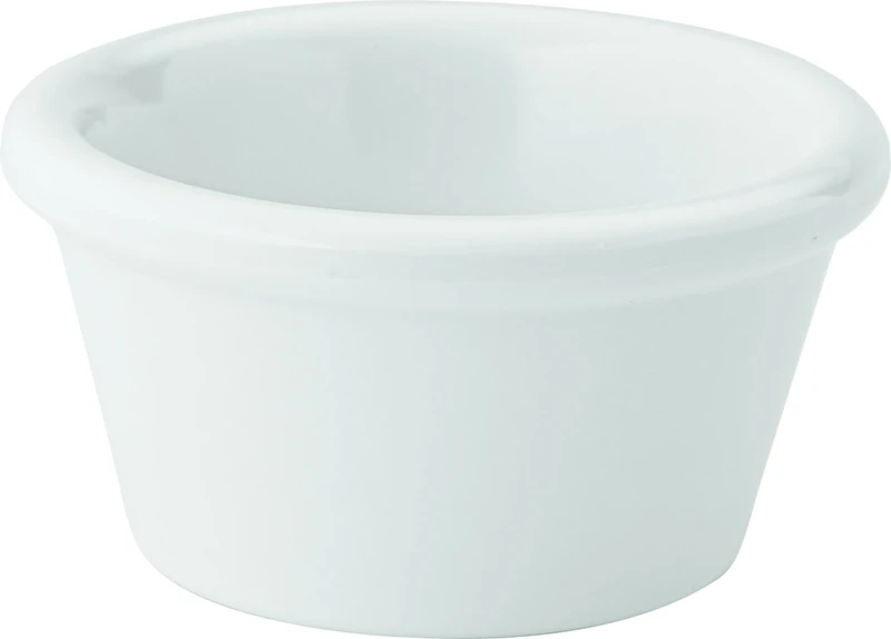 Utopia CA0852DS02 Melamine Ramekins Plain, 2 oz., 6 cL, White (Pack of 72)