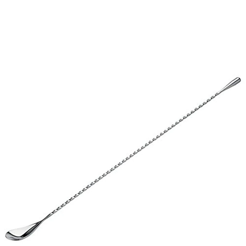 Utopia F92074-000000-B01012 Stainless Steel Teardrop Cocktail Mixing Spoon, 400 mm Length, Pack of 12