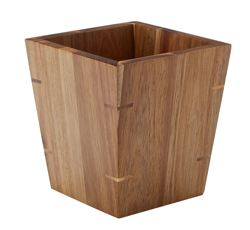 Utopia JMP957 Acacia Riser/Display Bowl, Heights: 5", 4", 12.5 cm, 10.5 cm, Width: 5, 4", 12.5 cm, 10.5 cm