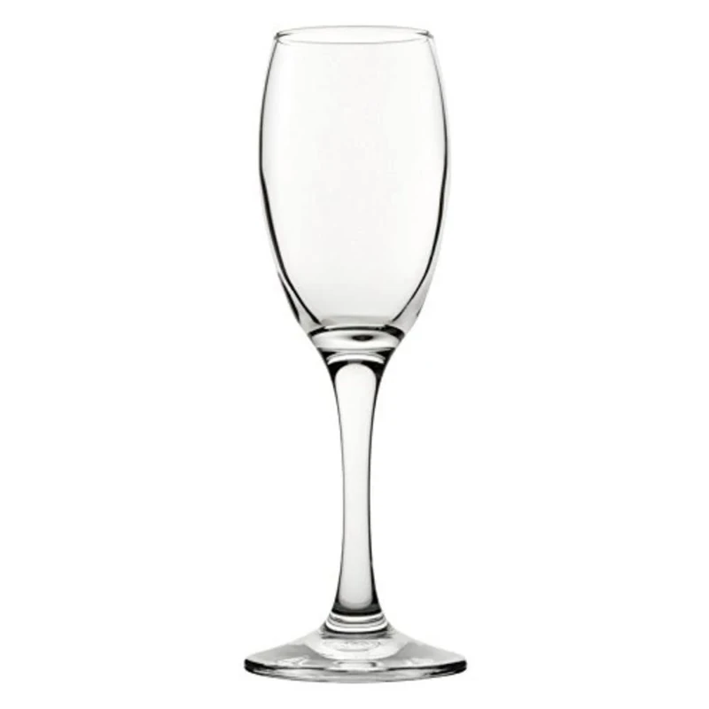 Utopia Pure Glass Champagne Flutes Set 190ml (24 Pack) - Durable Drinking Glasses for Wine, Weddings, Celebrations DY272