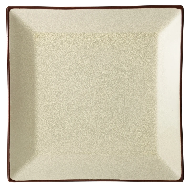 Utopia K90027 Soho Stone Plate, Square, 10", 25 cm (Pack of 6)