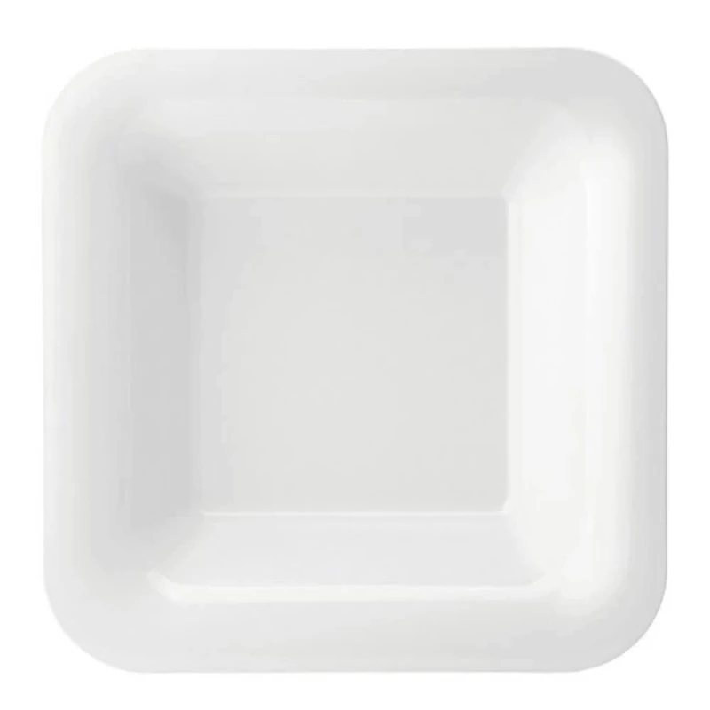 Utopia Melamine Gastronorms & Buffetware, JMB077-WHI000-B01006, Melamine Square Deep Plate 14" (35.5cm) (Box of 6)
