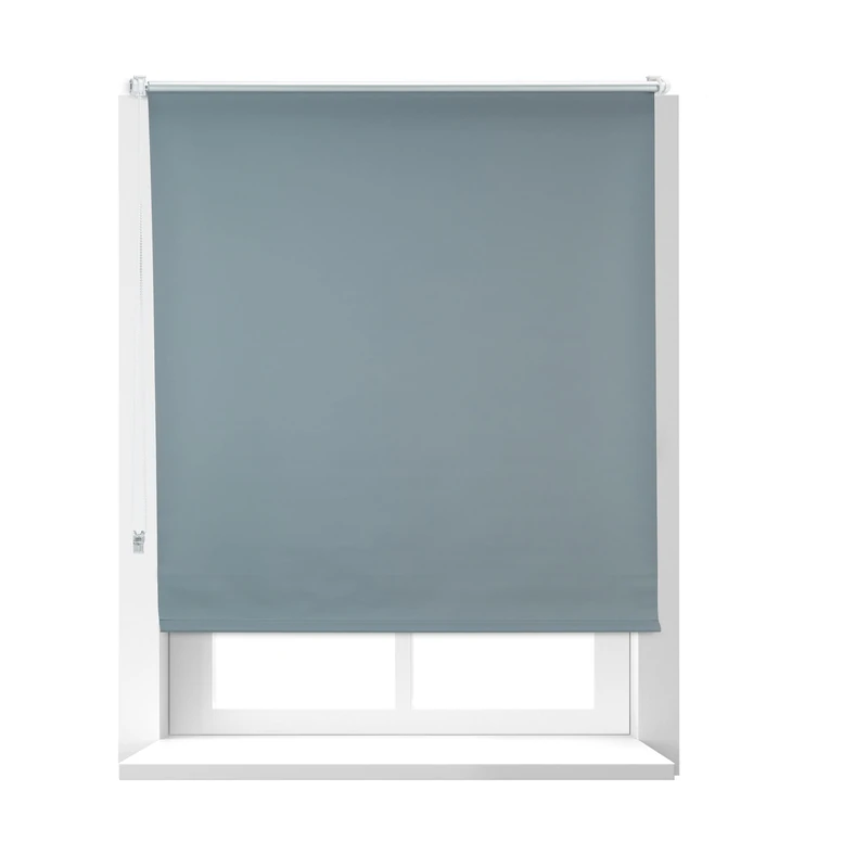 Relaxdays Darkening Blinds with Heat Protection, Thermal Roller, No-Drilling, Side-Pull Roller Blinds Klemmfix, 110 x 160 cm