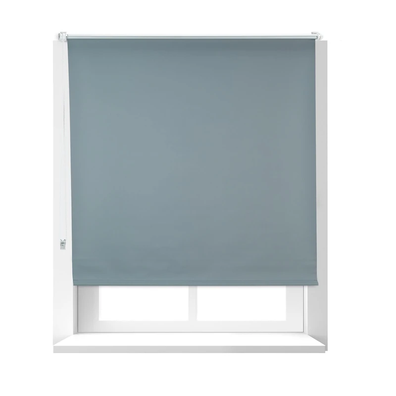 Relaxdays Darkening Blinds with Heat Protection, Thermal Roller, No-Drilling, Side-Pull Roller Blinds Klemmfix, 120 x 160 cm