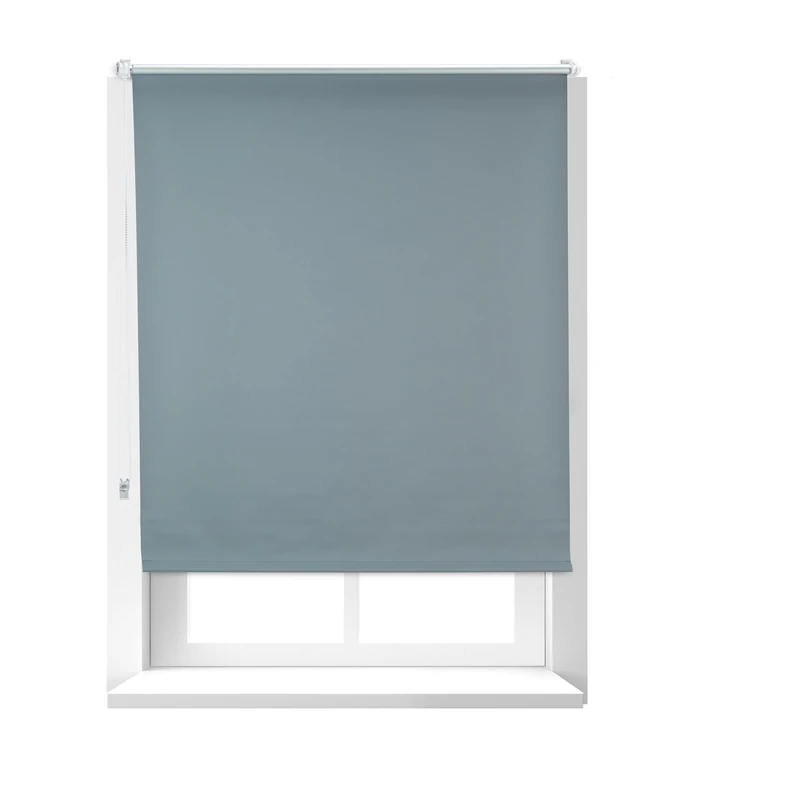 Relaxdays Darkening Blinds with Heat Protection, Thermal Roller, No-Drilling, Side-Pull Roller Blinds Klemmfix, 100 x 160 cm