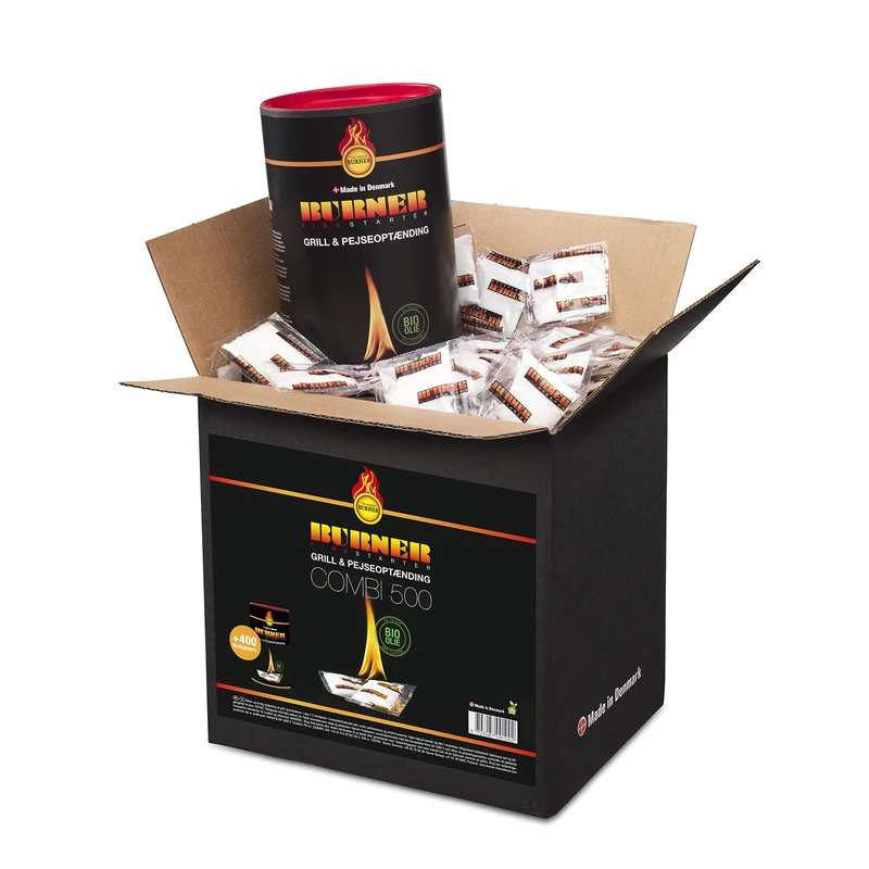 Burner Original Firelighters Starters, 500 Count