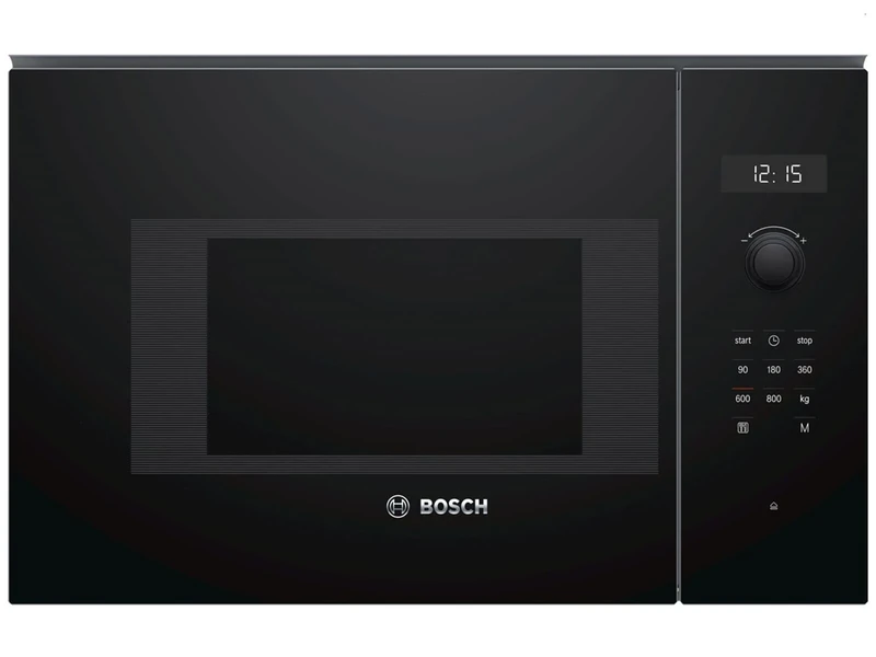 Bosch Serie 6 BFL524MB0 Built-in Microwave (Built-in, Microwave Grill, 20 L, 800 W, Rotary, Tactile, Black)
