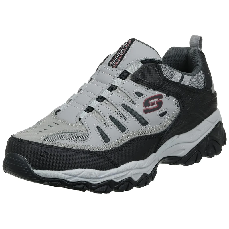 Skechers Sport Men's Afterburn M. Fit Wonted Loafer,Gray/Black,10 4E US