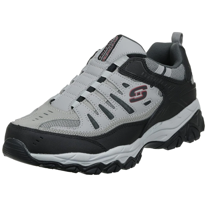 Skechers Sport Men's Afterburn M. Fit Wonted Loafer,Gray/Black,13 M US