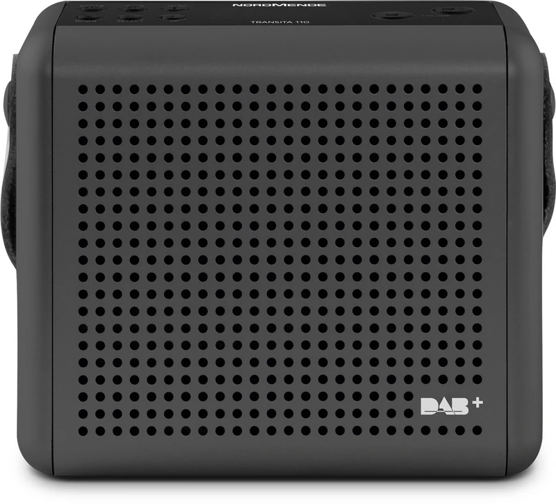 Nordmende Transita 110 - Portable DAB+ & FM Digital Radio - Portable Music Box with OLED Display - Outdoor Radio with Carry Handle & Clock - Image 1