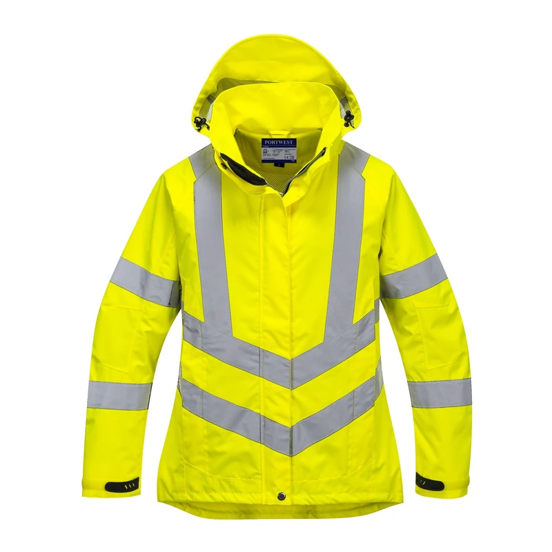 Portwest LW70YERXL Ladies HiVis Breathable Jacket, X-Large, Yellow