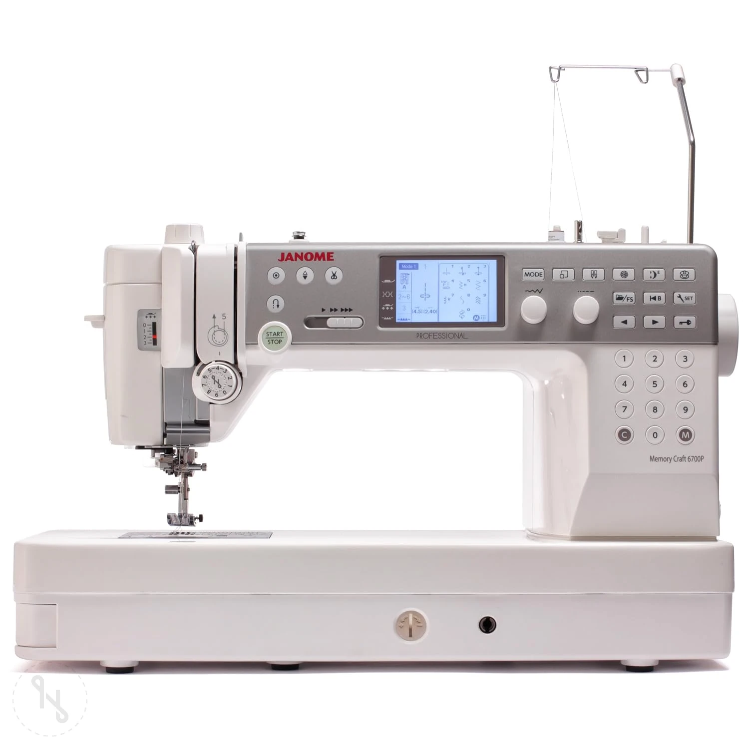 Janome Sewing Machine Memory Craft 6700P - Aluminium - White