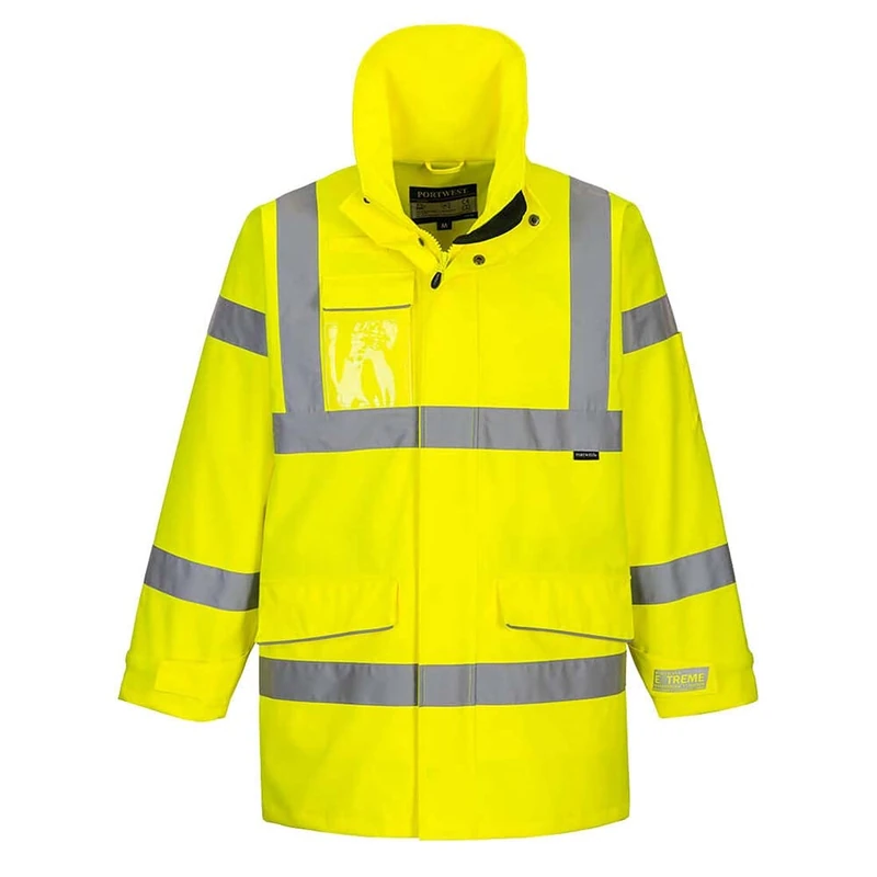 Portwest Extreme Parka Jacket, Color: Yellow, Size: XL, S590YERXL