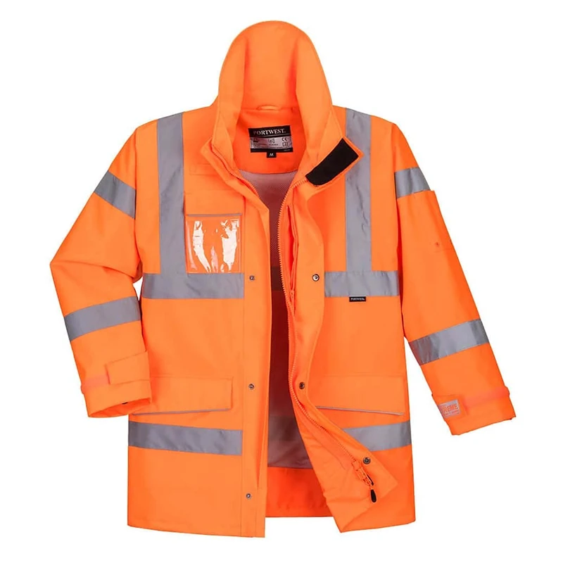 Portwest Extreme Parka Jacket, Color: Orange, Size: XXXL, S590ORRXXXL - Image 1
