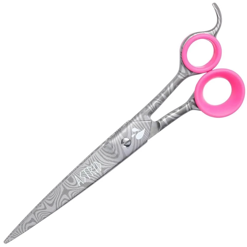 Groom Professional Astrid Wide Straight Scissor, Grey, 8.25-Inch
