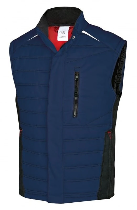BP 2011-845-8653 Bib & Brace, Stretch Braces With Clip Fastenings, 270,00 G/M², Fabric Blend, Warning Yellow/Dark Grey, Size 35/36N
