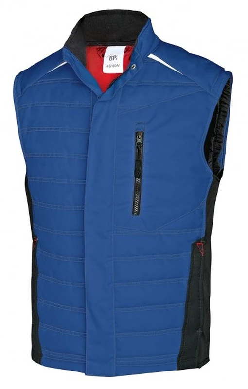 BP 2011-845-8653 Bib & Brace, Stretch Braces With Clip Fastenings, 270,00 G/M², Fabric Blend, Warning Yellow/Dark Grey, Size 33S