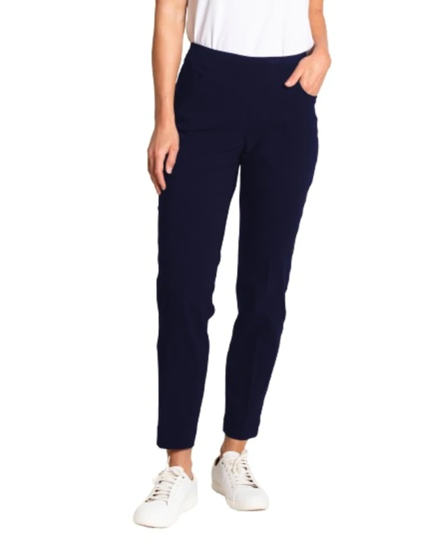 SLIM-SATION Womens Ankle Pant, Midnight, 4