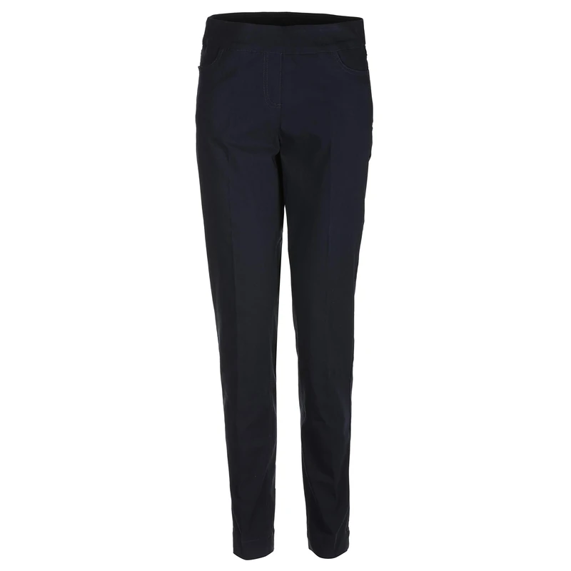 SLIM-SATION Womens Golf Apparel - Women's Regular Pull-On Straight-Leg Pant with Pockets, Midnight, XX-Large