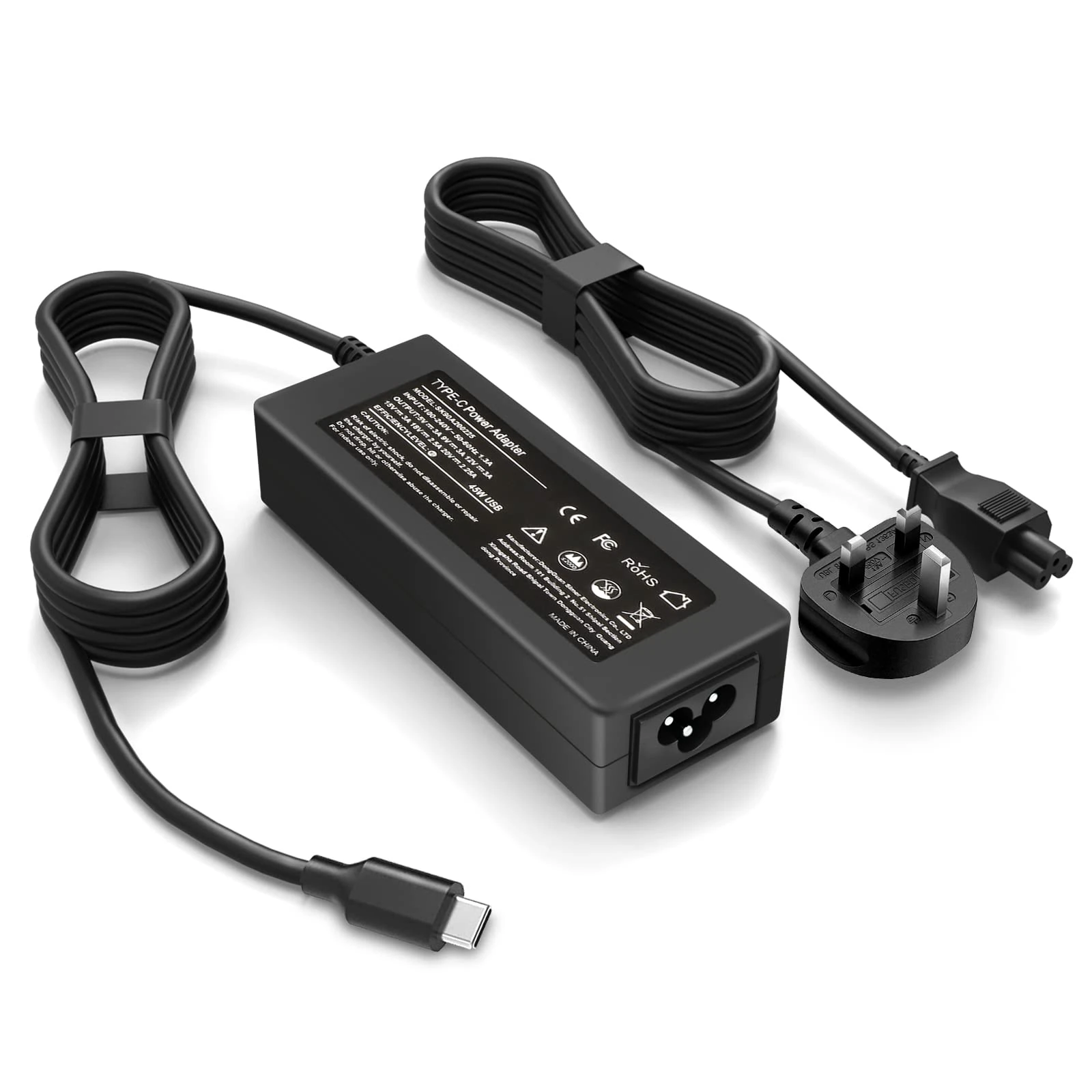 SiKER 45W Type C USB C Charger Adapter Compatible with HP Chromebook X360 14-CA000 11-ae000 14-ca051wm 14-ca052wm 14-ca091wm ca061dx,11-ae051wm 11-ae001tu 11-ae027nr