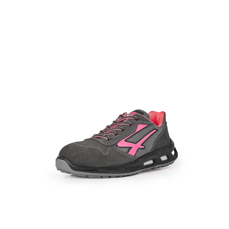 U-Power Red Lion Verok, Unisex Safety Shoes, Lightweight, Flexible, Anti Puncture Anti Slip, with Infinergy Insert, with Aluminium Toe Caps (Pink Rose 36)