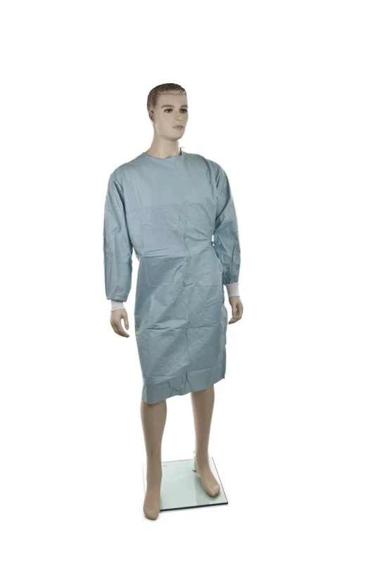 Barrier MK650102 Classic Surgical Gown, Large, Blue (Pack of 20)
