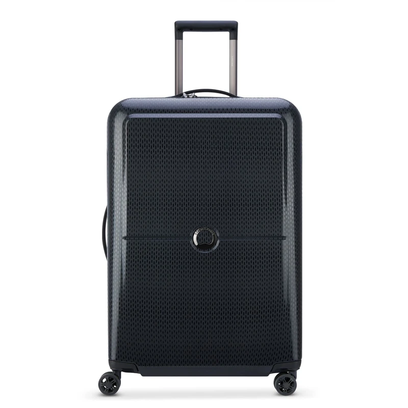 DELSEY Paris - TURENNE - Large Rigid Suitcase - 70x47x29 cm - 81 liters - L - Black