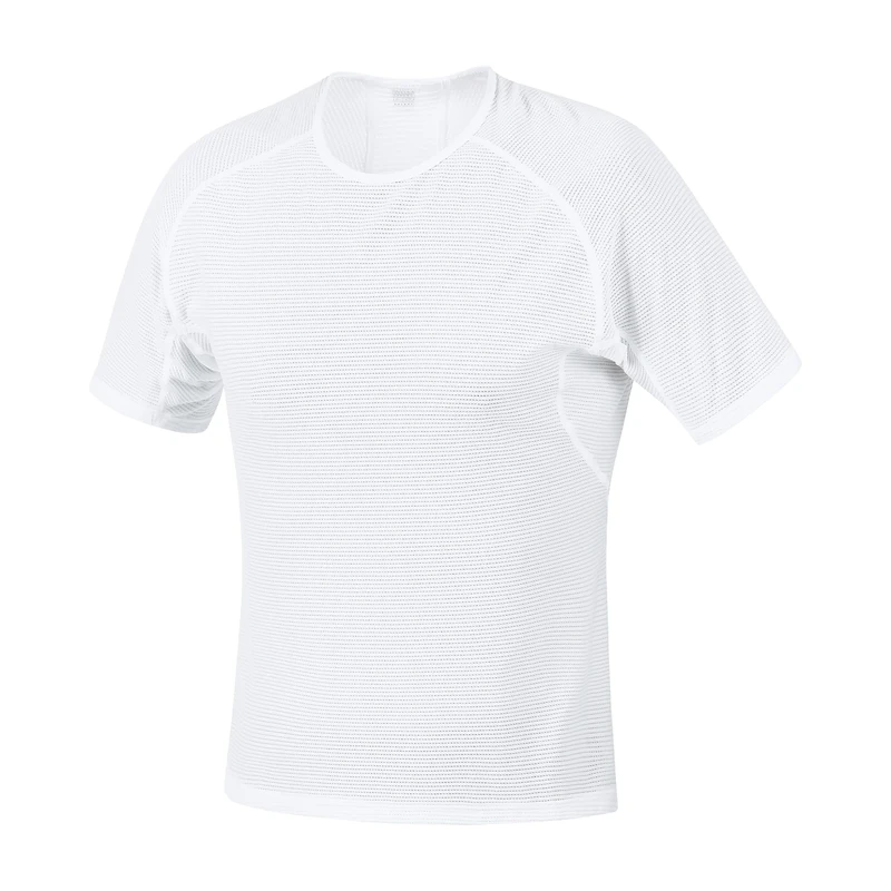 GORE WEAR Mens M Base Layer Shirt, White, M EU