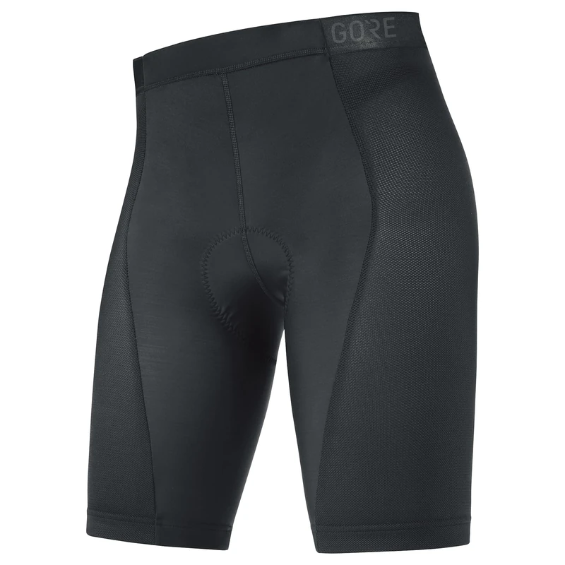 GORE WEAR Womens C5 Liner Tights+ Short, Black, 36 EU