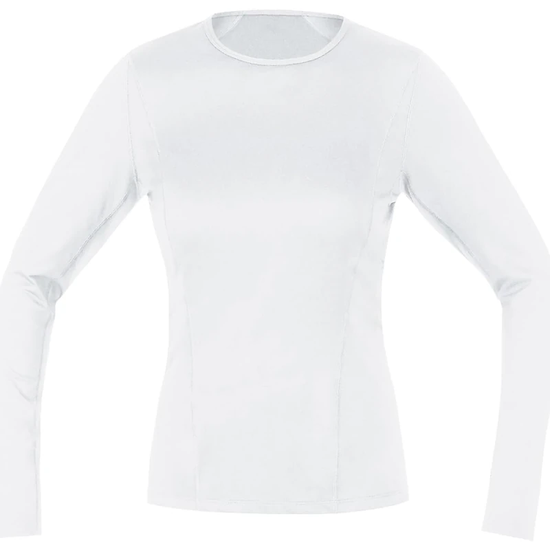 GOREWEAR M Women Base Layer Long Sleeve Shirt, White, 38