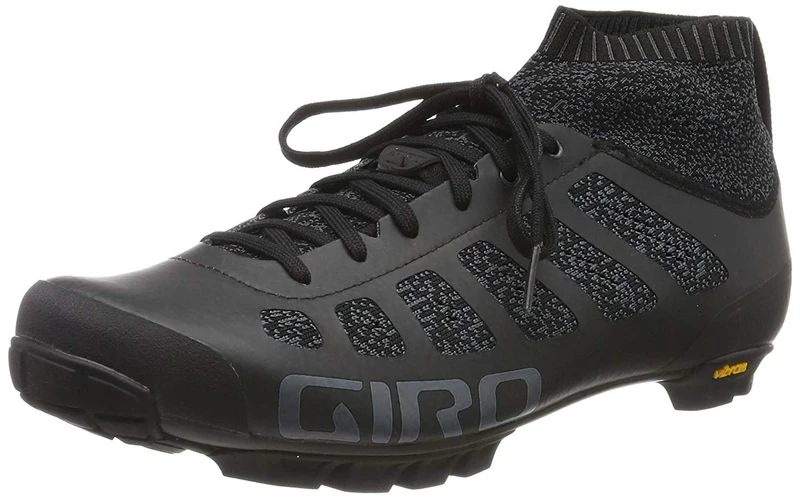 Giro Empire VR70 Knit Shoes - Black/Charcoal - Size EU 44
