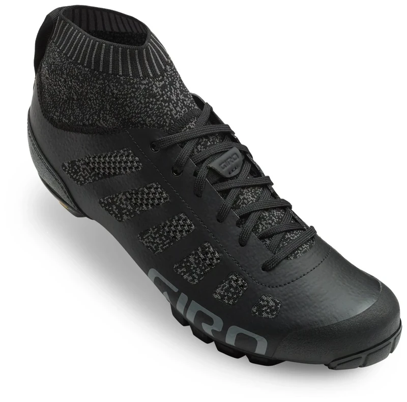 Giro Empire VR70 Knit Shoes - Black/Charcoal - Size EU 43