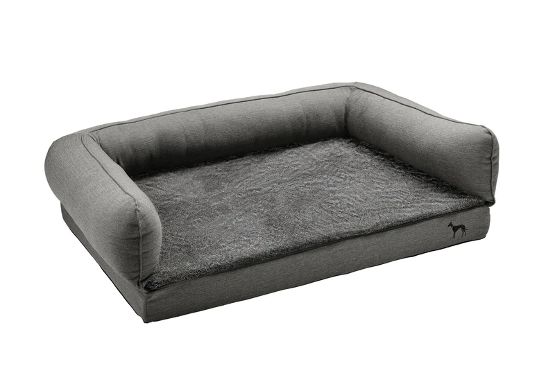 HUNTER Orthopedic Livingston Anthracite Dog Sofa, 100 X 80 cm, Large