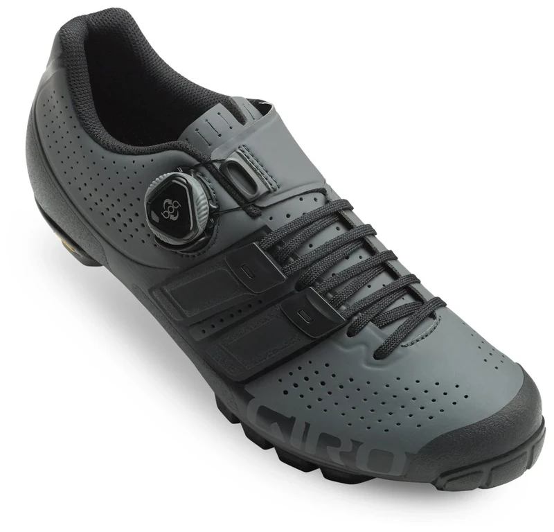 Giro Code Techlace Shoes - Darkshadow Black - Size EU 40