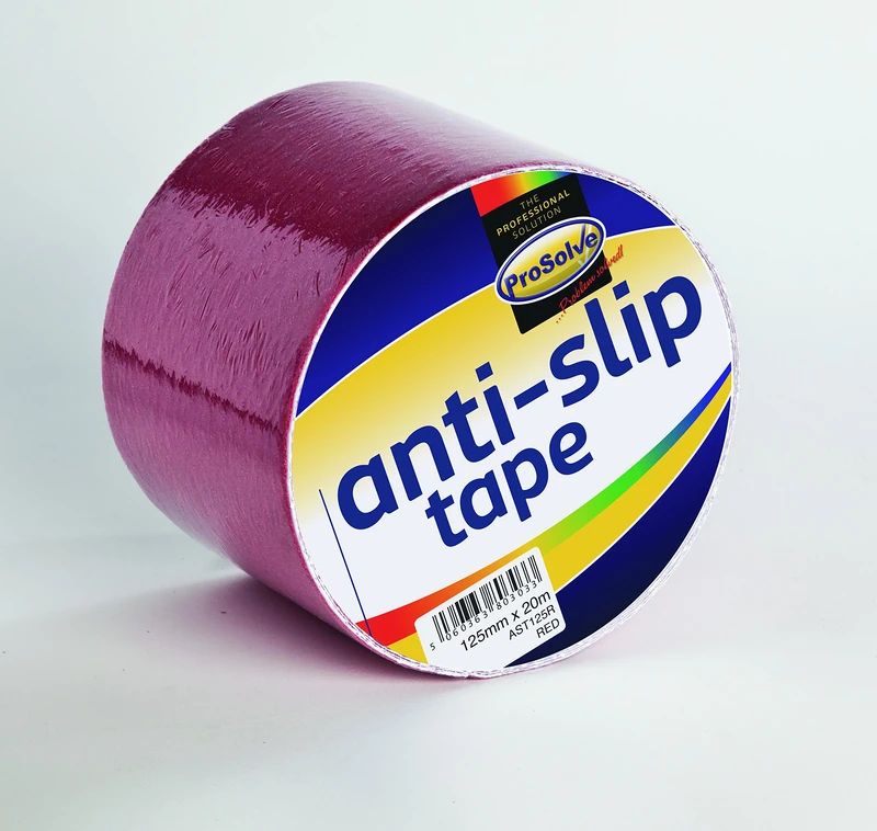 Prosolve AST125R Anti-slip Tape, 125 mm, Red - Image 1