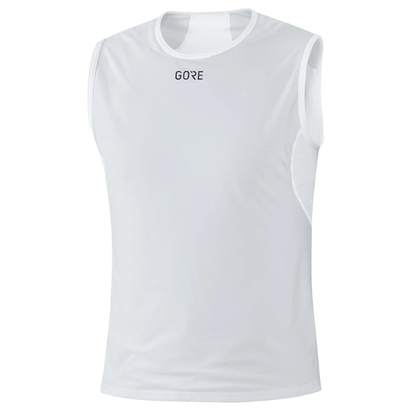 GORE WEAR Mens M Sleeveless Shirt, Light Grey/White, XL EU