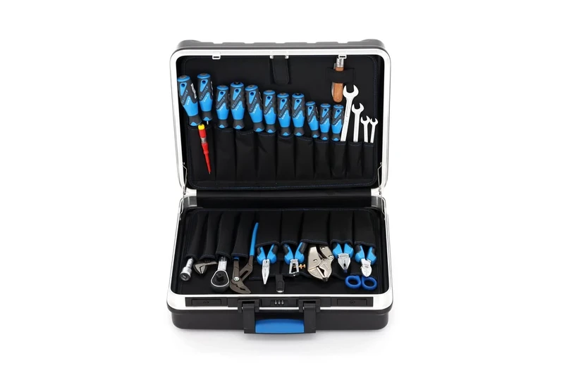 GEDORE Tool assortment, 100-pc. set, Complete, Professional, Tool case, for carmotive industry, in Plastic case, 1041-002