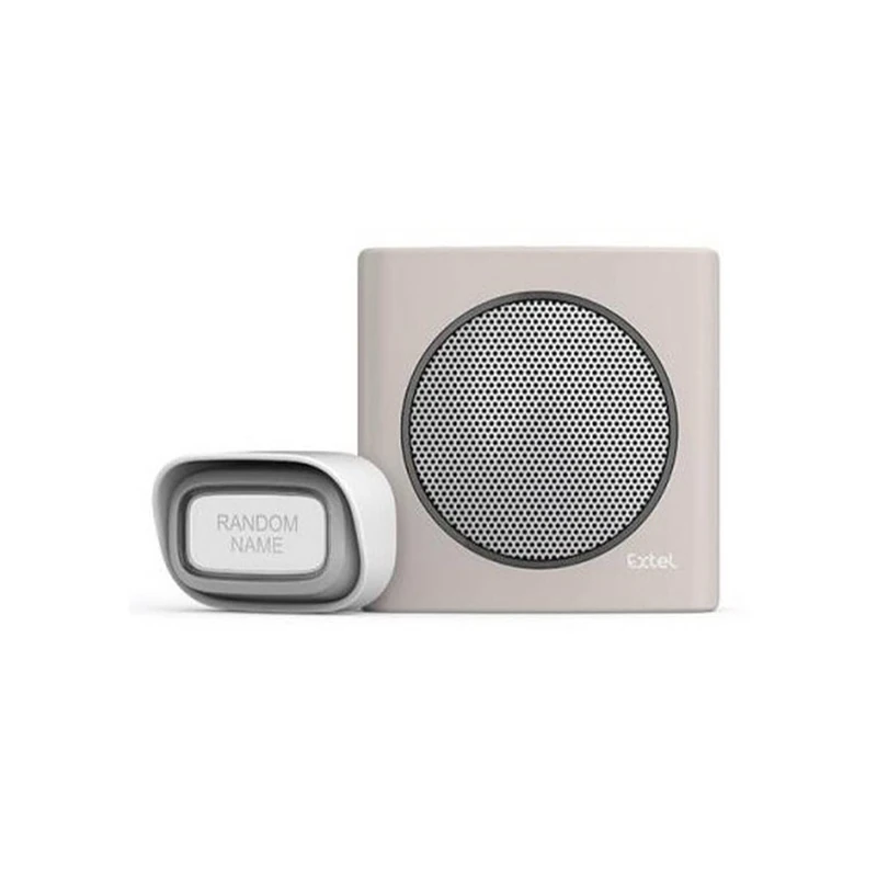 EXTEL 081739 Wireless Doorbell, Brown, 200 m