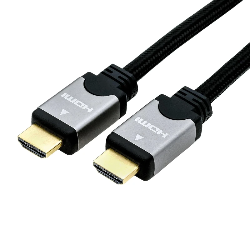 ROLINE HDMI High Speed Cable with Ethernet, ST-ST, Black/Silver, 10 m